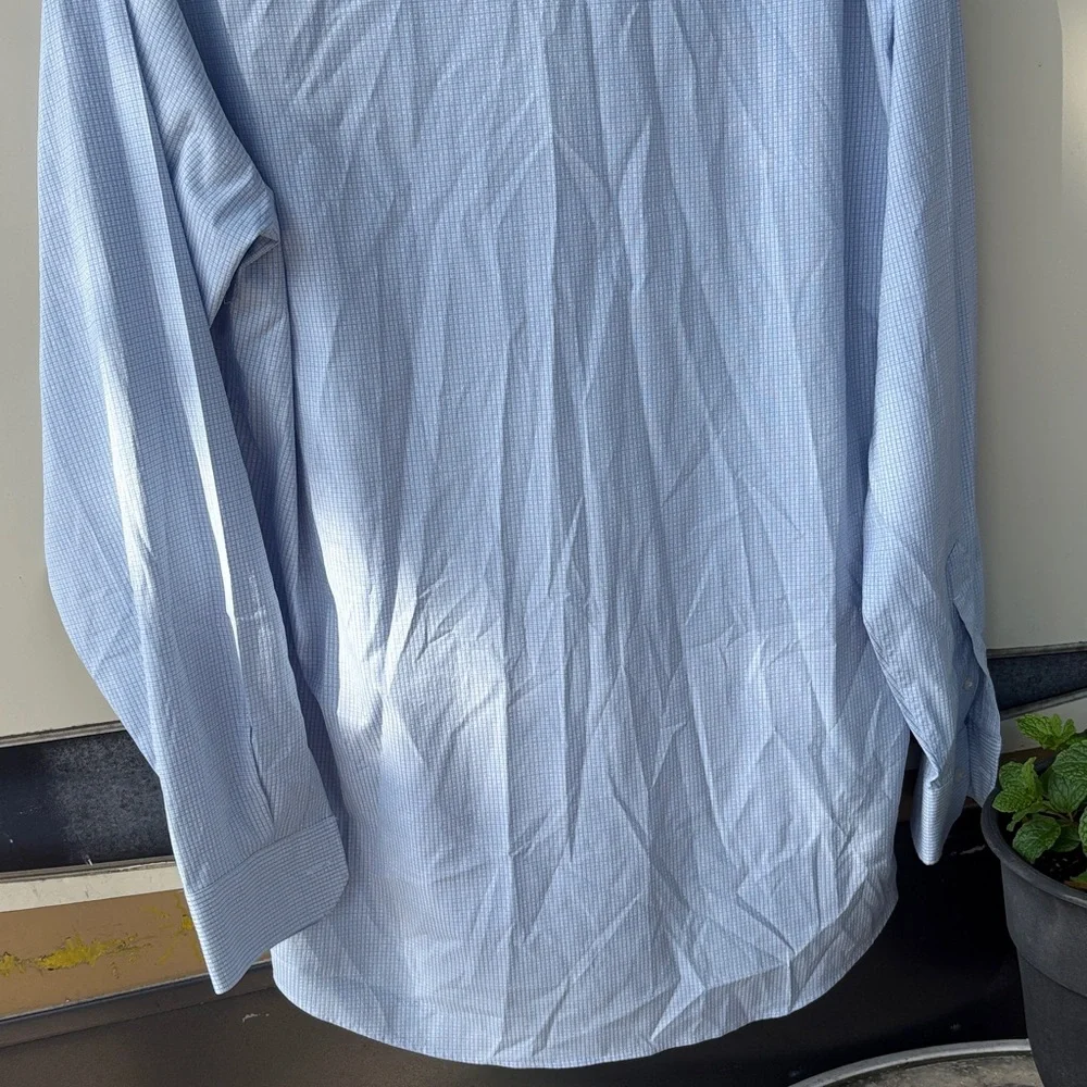 Perry Ellis Sky Blue Casual Button Down Shirt - Picture 5 of 5